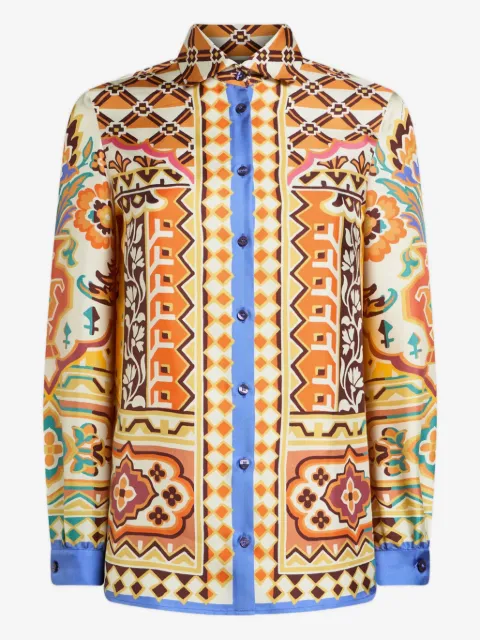 ETRO printed silk shirt