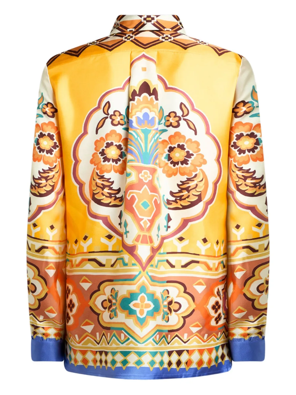 ETRO Blouse met print Geel