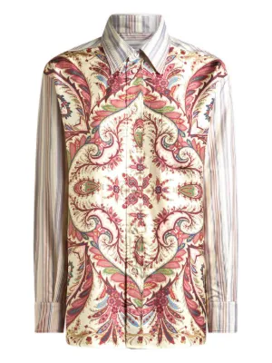 ETRO ① 44 ブラウス 長袖 トップス 柄