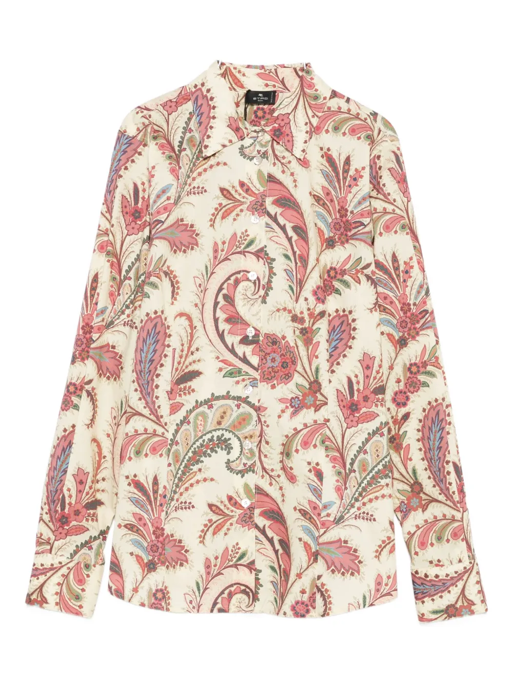 Etro Long Sleeve Paisley Print Shirts Collection In Multi
