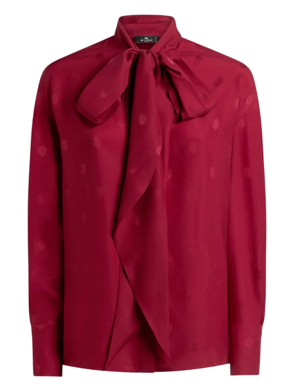ETRO Blusa con effetto jacquard - Rosso