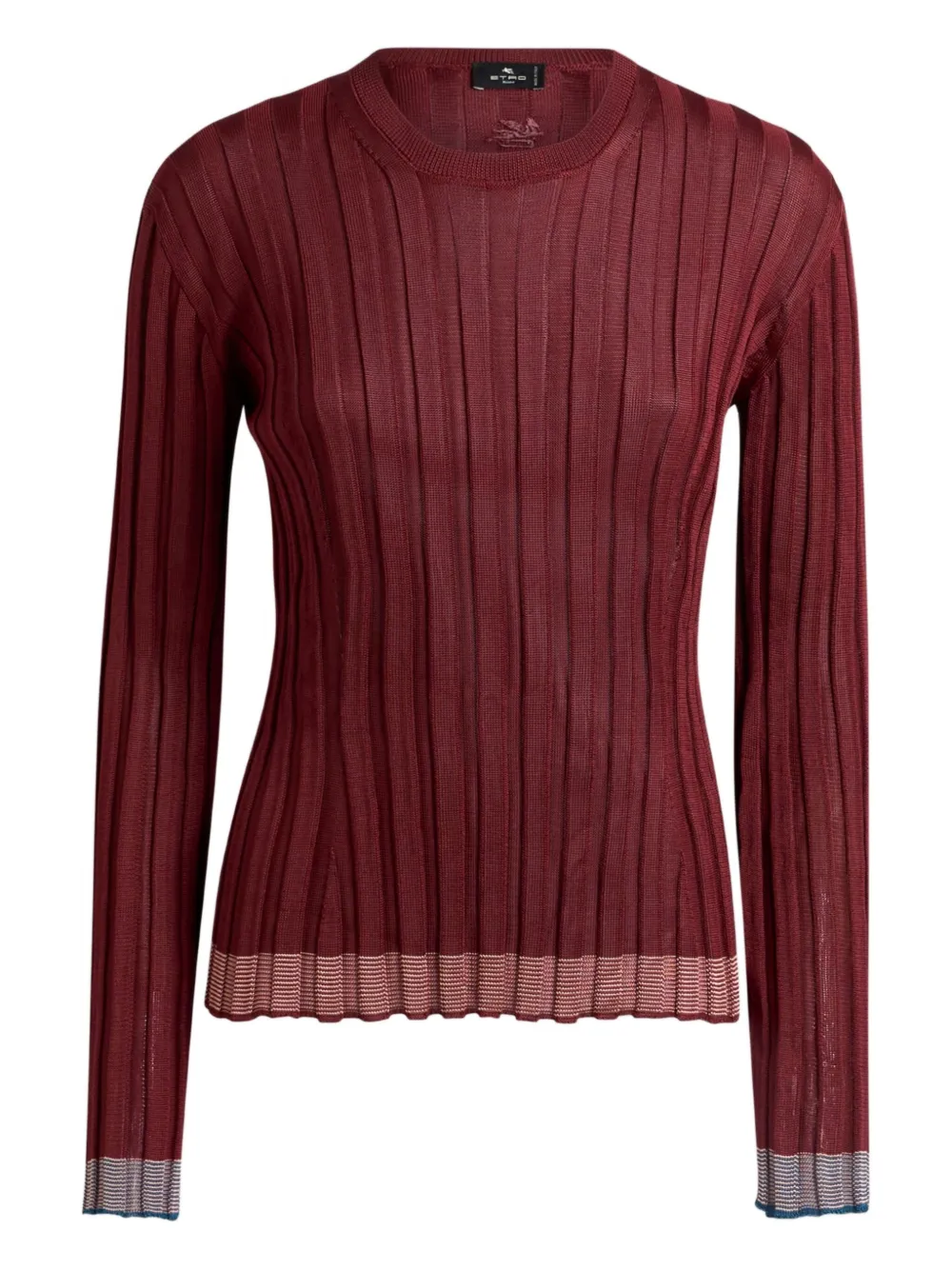 ETRO Ribgebreide trui Rood