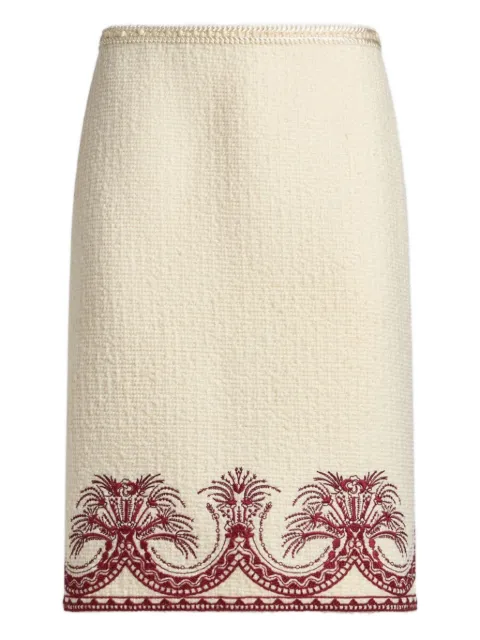 ETRO bouclé pencil skirt