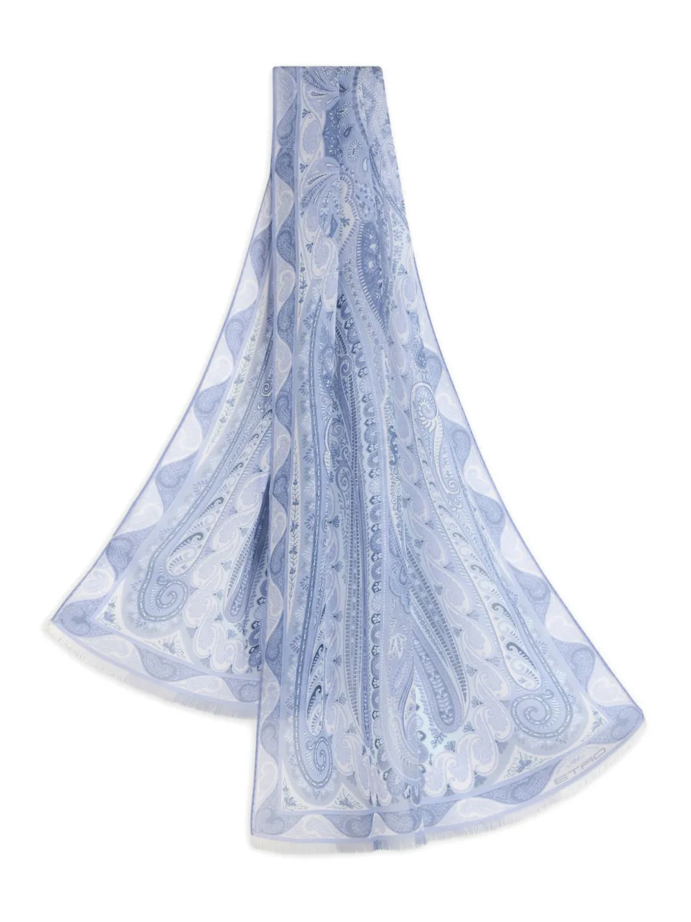 ETRO Sjaal met paisley-print Wit