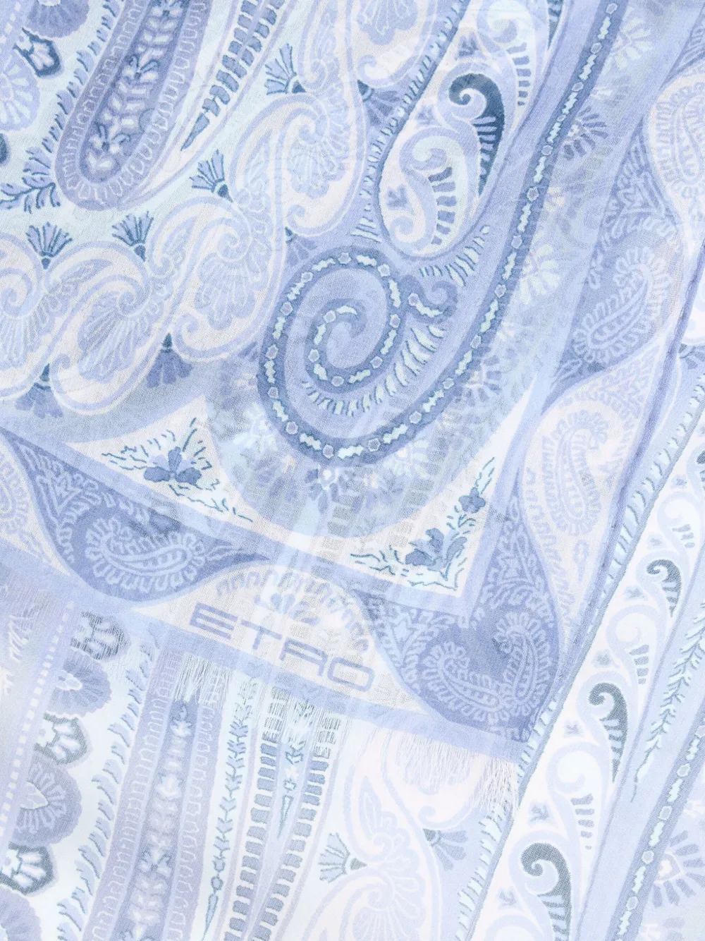 ETRO Sjaal met paisley-print Wit