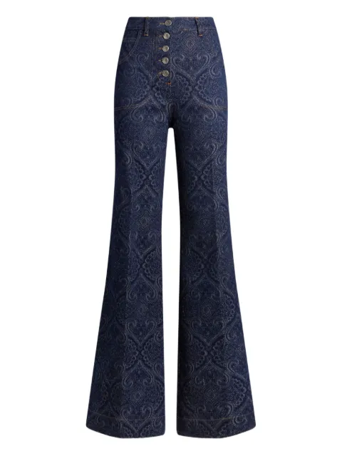 ETRO paisley-jacquard jeans