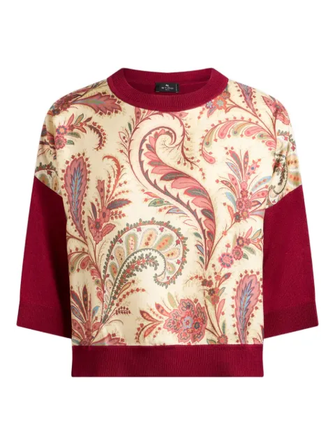 ETRO تيشيرت بطبعة بيزلي