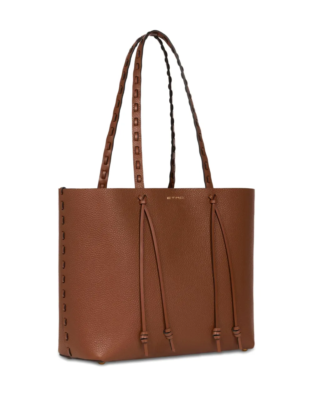 Etro Medium Essential Tote Bag In Brown