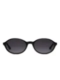 Peter & May Walk oval-frame sunglasses - Black