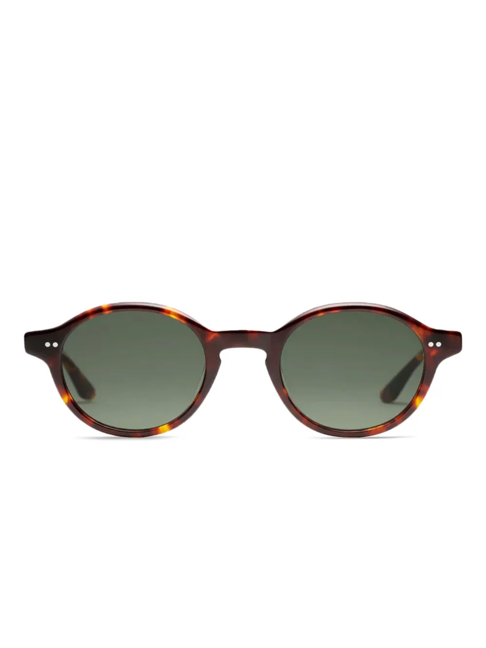 Peter & May Walk トータスシェル ラウンドサングラス - グリーン Peter & May Walk トータスシェル ラウンドサングラス - グリーン
