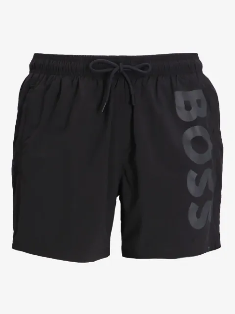 BOSS Bermuda de praia com estampa de logo