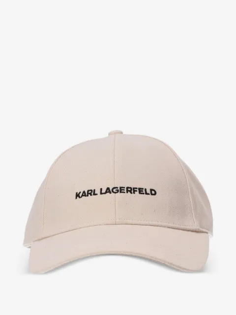 Karl Lagerfeld logo-embroidered baseball cap