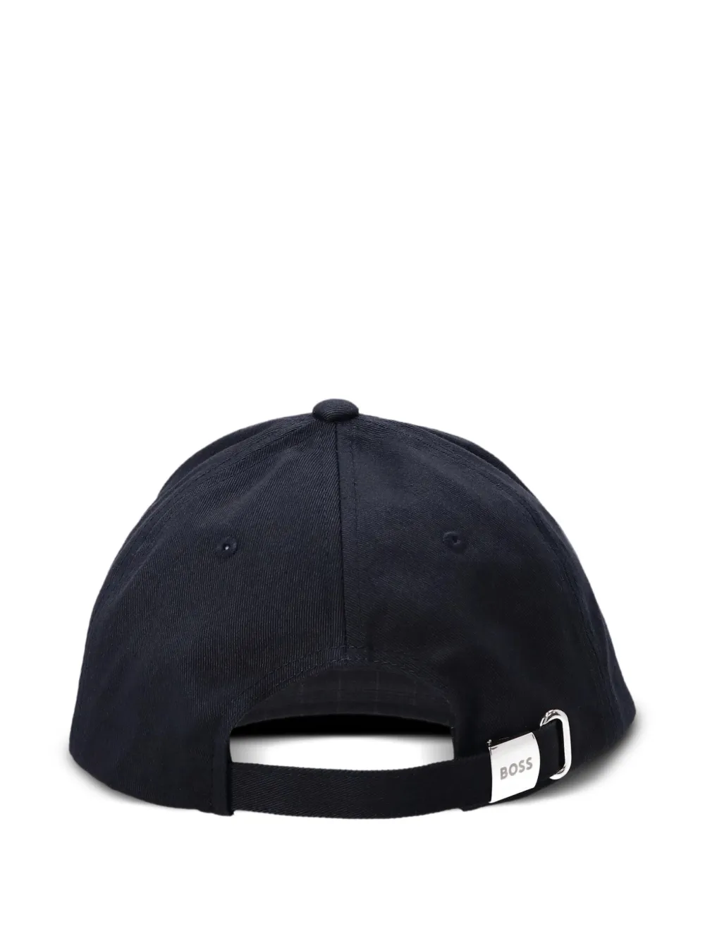 BOSS Honkbalpet met logoplakkaat - Blauw