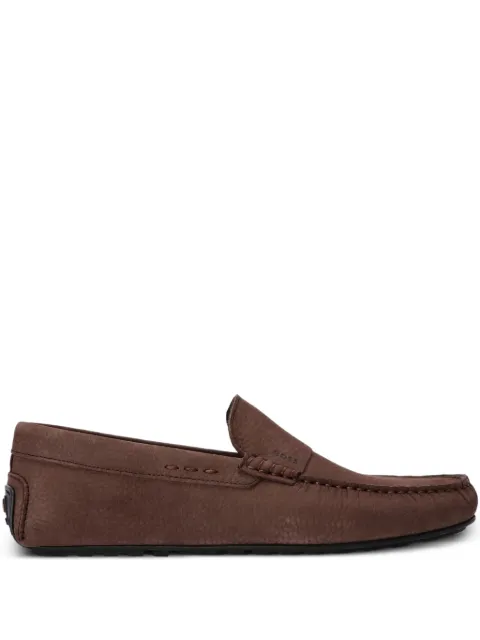 BOSS leather loafers