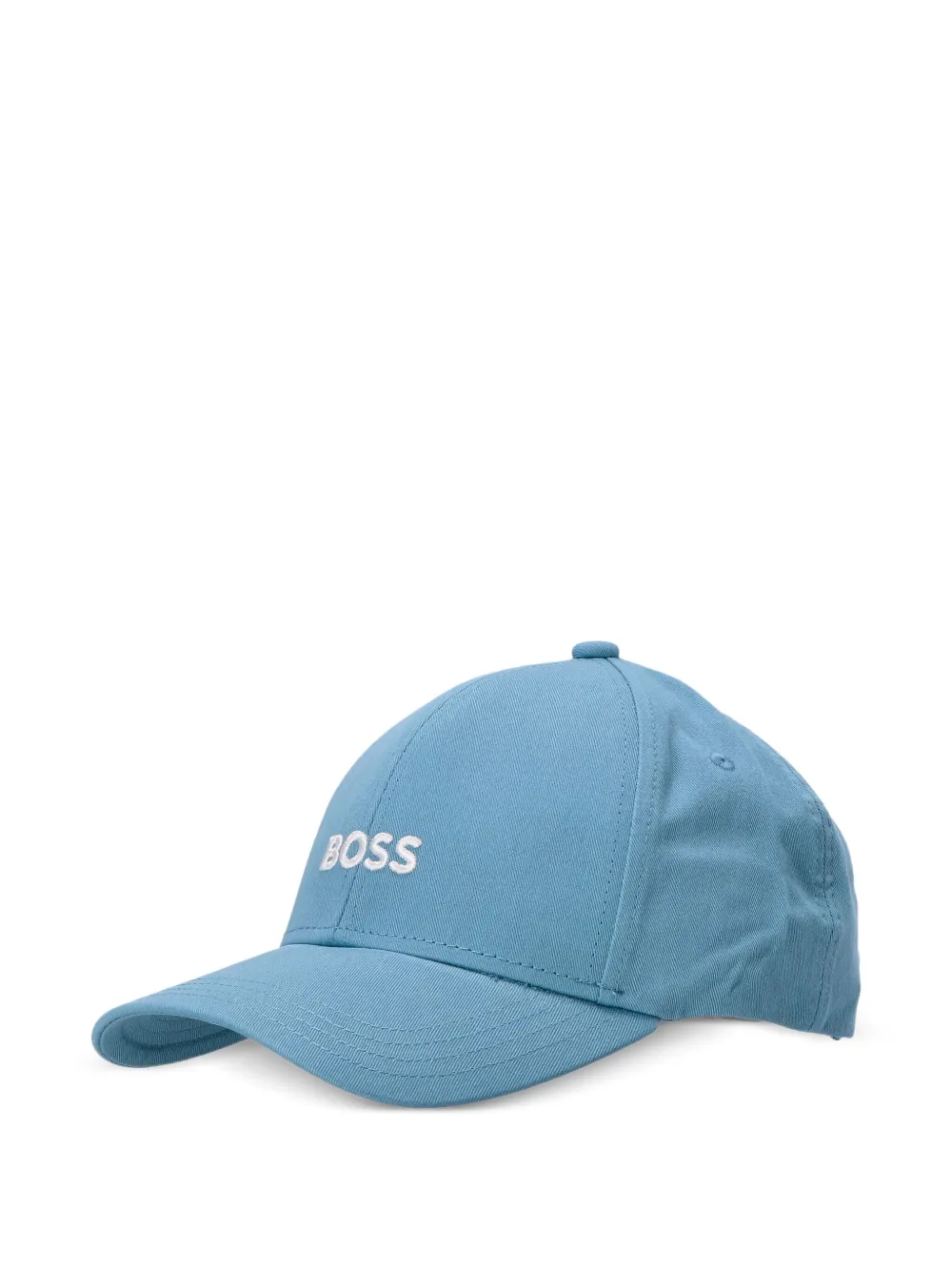 BOSS Katoenen pet met geborduurd logo Blauw