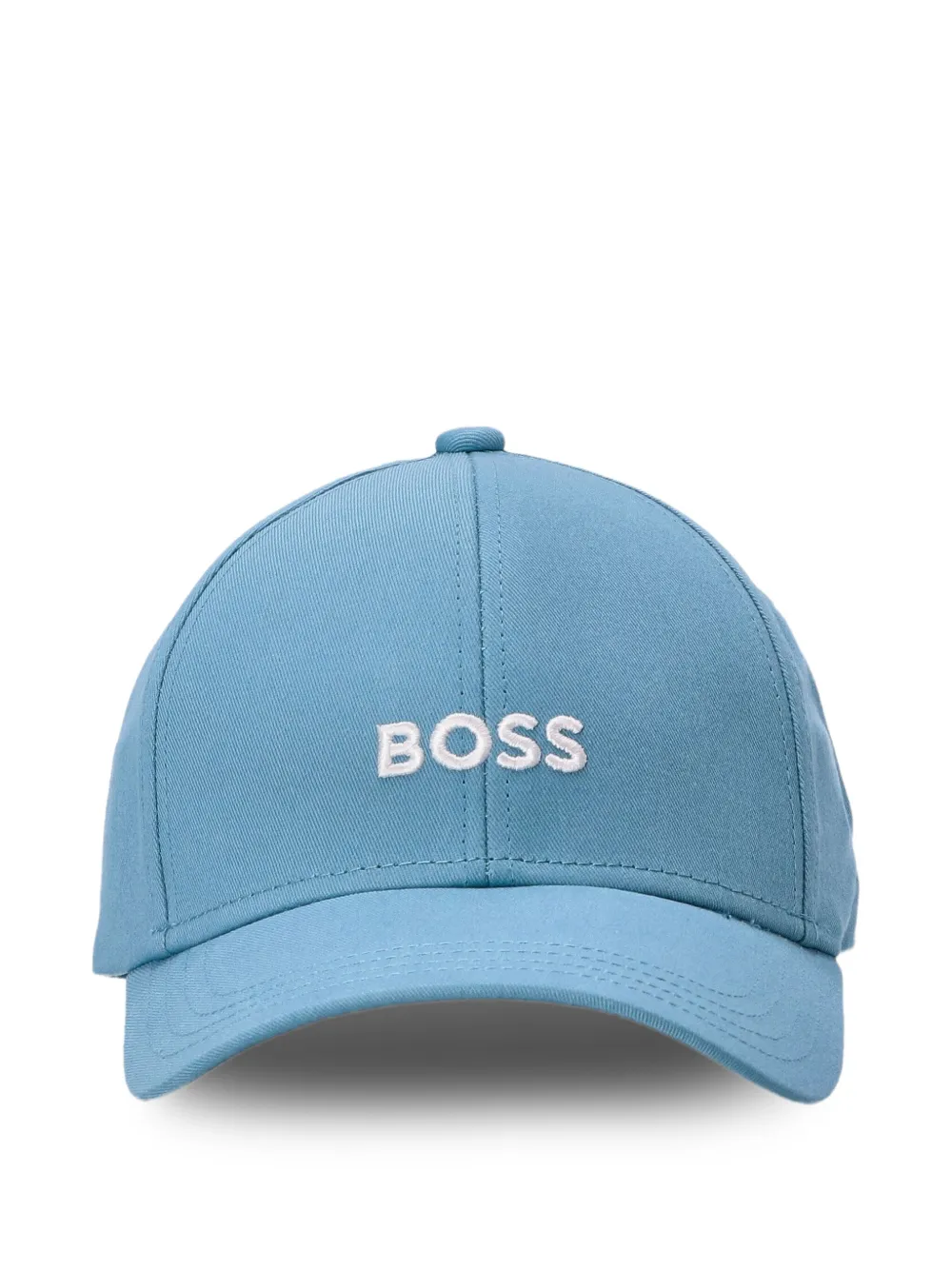 BOSS Katoenen pet met geborduurd logo Blauw