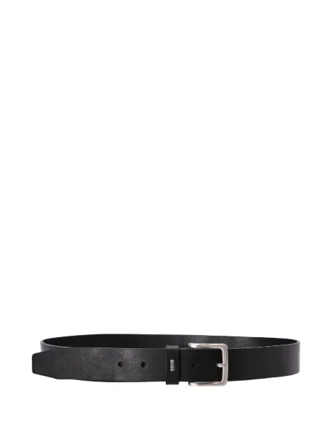 BOSS leather buckle belt
