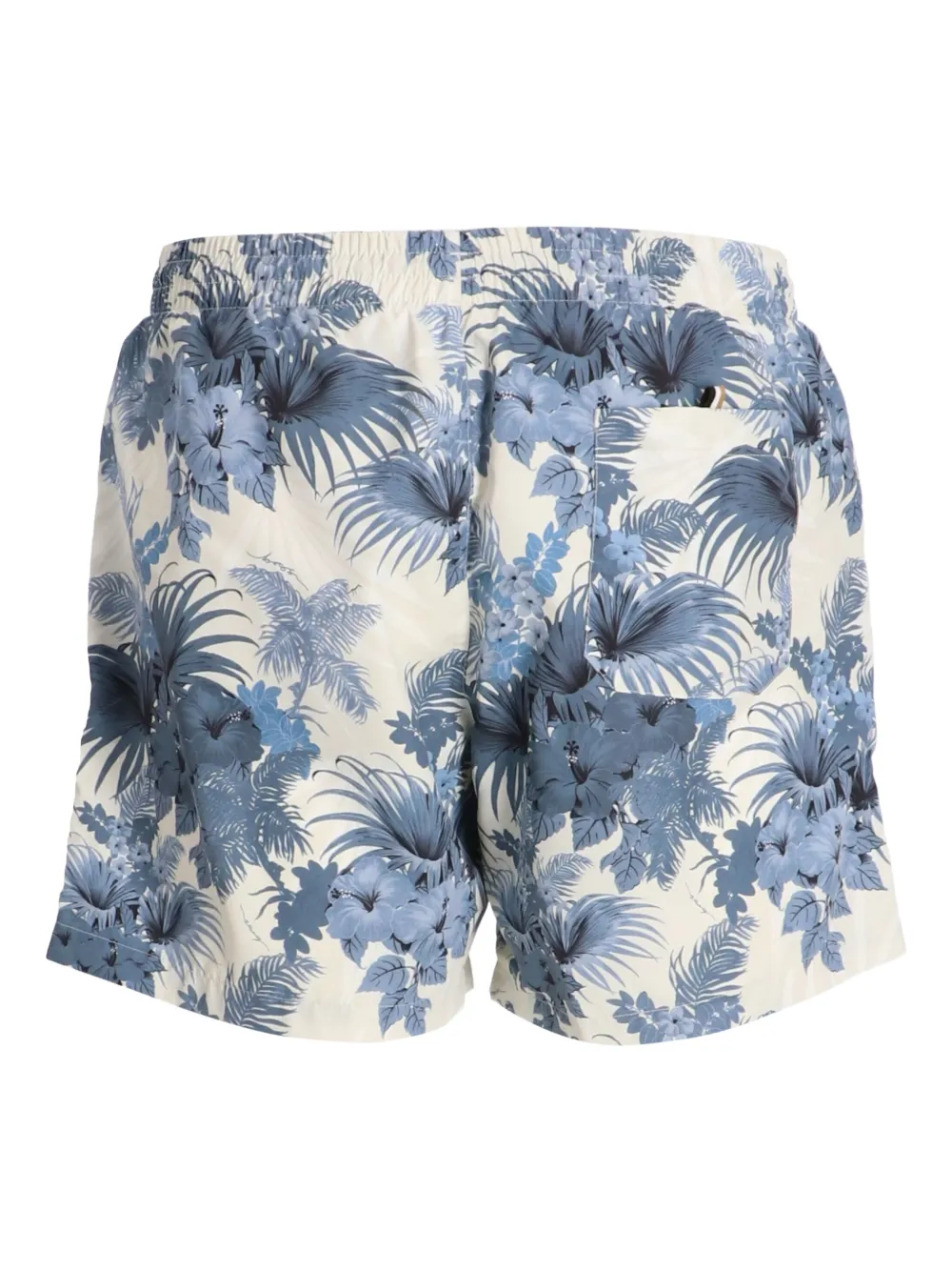 BOSS Shorts met bloemenprint Wit
