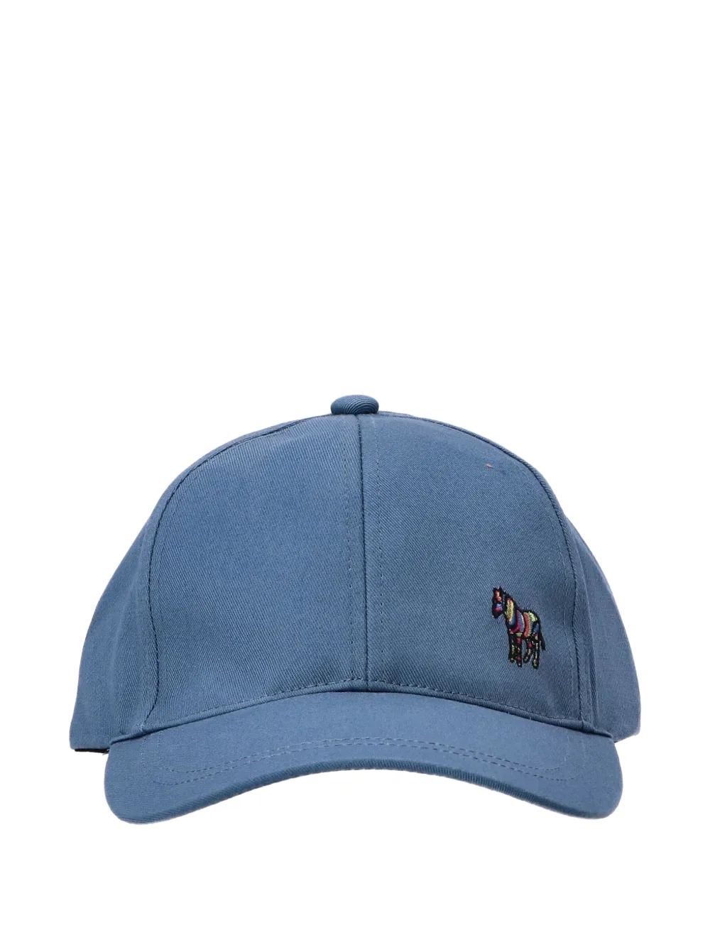 Paul Smith Cappello da baseball in cotone con ricamo zebra - Blu