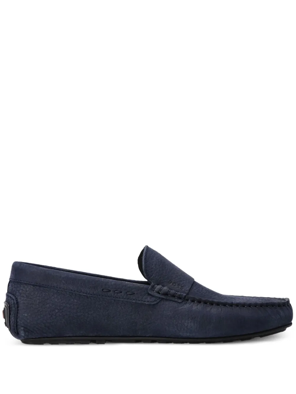 BOSS leather loafers Blue