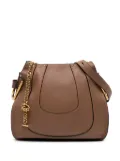 Chloé Pre-Owned 2016 Small Grained Calfskin Hayley Hobo crossbody bag - Brown
