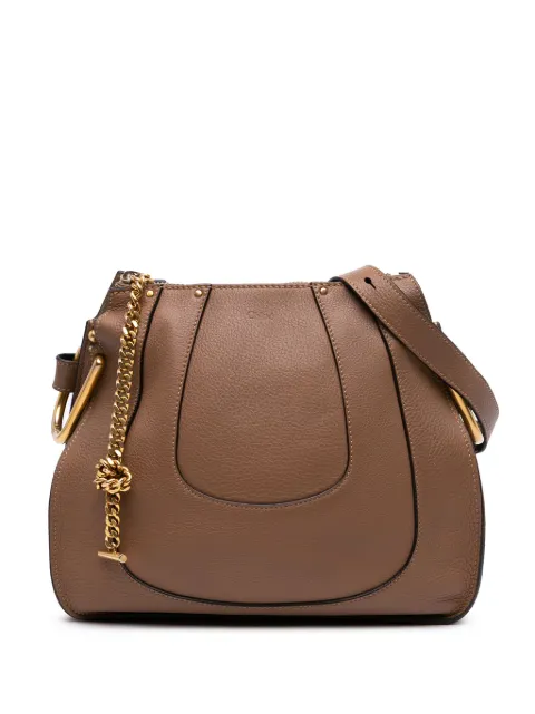 Chloé Pre-Owned 2016 Small Grained Calfskin Hayley Hobo crossbody bag