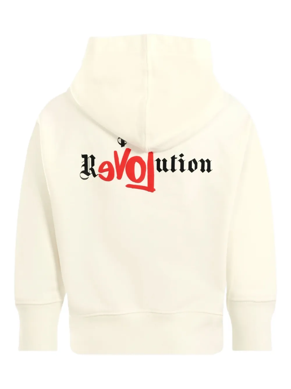 Palm Angels Kids Hoodie met vlag Wit