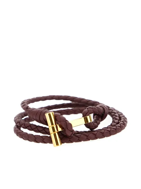 TOM FORD leather braided bracelet