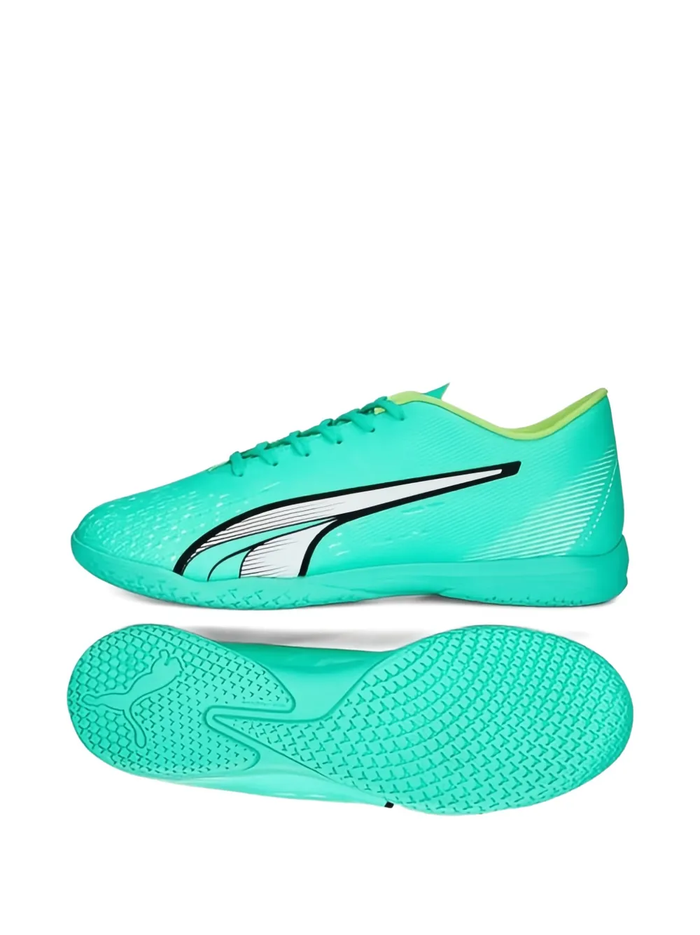 Puma Ultra Play It Indoor "peppermint/white" Soccer Cleats In Blue
