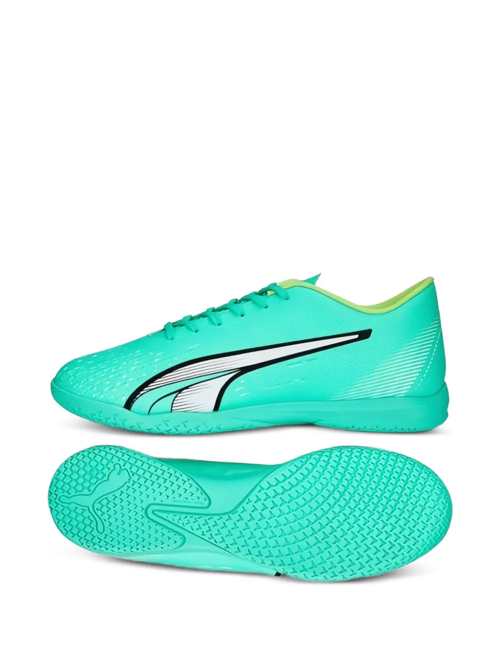 PUMA Ultra Play IT Indoor "Peppermint/White" soccer cleats | Low-Tops | Image 2