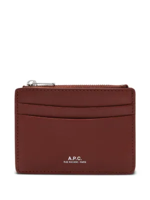 A.P.C. Zip カードケース | レッド | FARFETCH JP