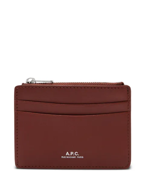 A.P.C. zip-top cardholder