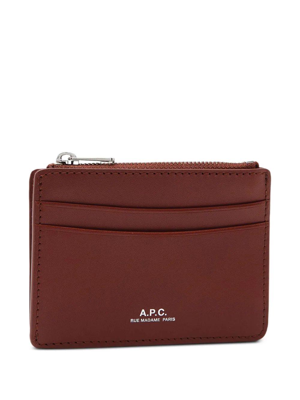  A.p.c. Zip-top Cardholder - Red 