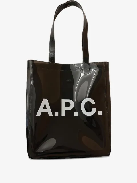 A.P.C. Lou letters tote bag