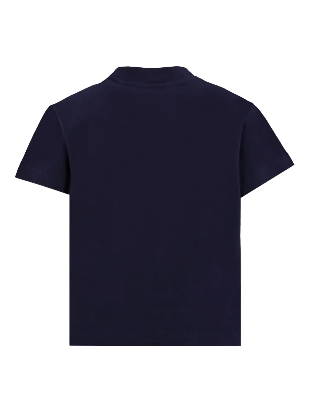 Palm Angels Kids T-shirt met logohals Blauw