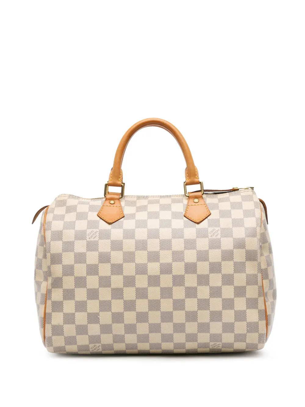 Louis Vuitton Pre-Owned 2013 Damier Azur Speedy 30 boston bag - ホワイト Louis Vuitton Pre-Owned 2013 Damier Azur Speedy 30 boston bag - ホワイト