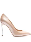Casadei 100mm Blade pointed-toe pumps - Neutrals