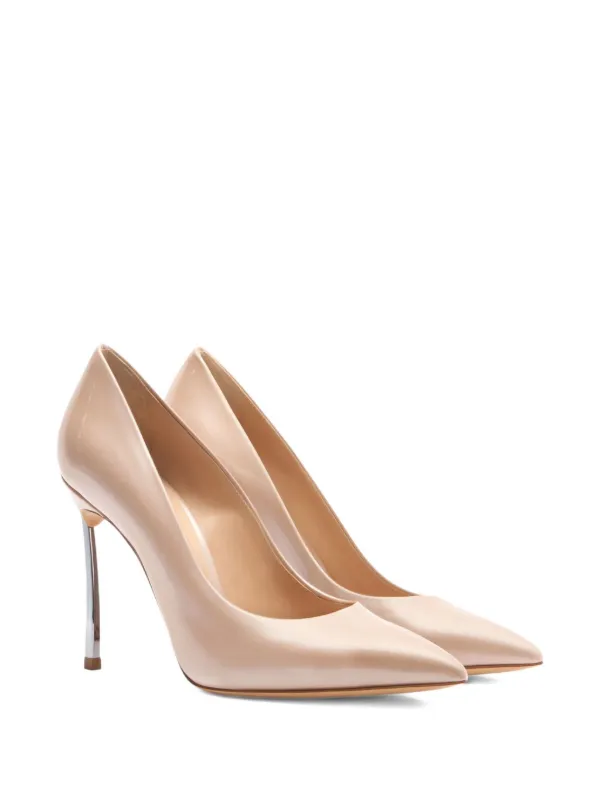 Casadei Blade 100mm ポインテッドトゥ パンプス | ニュートラル 
