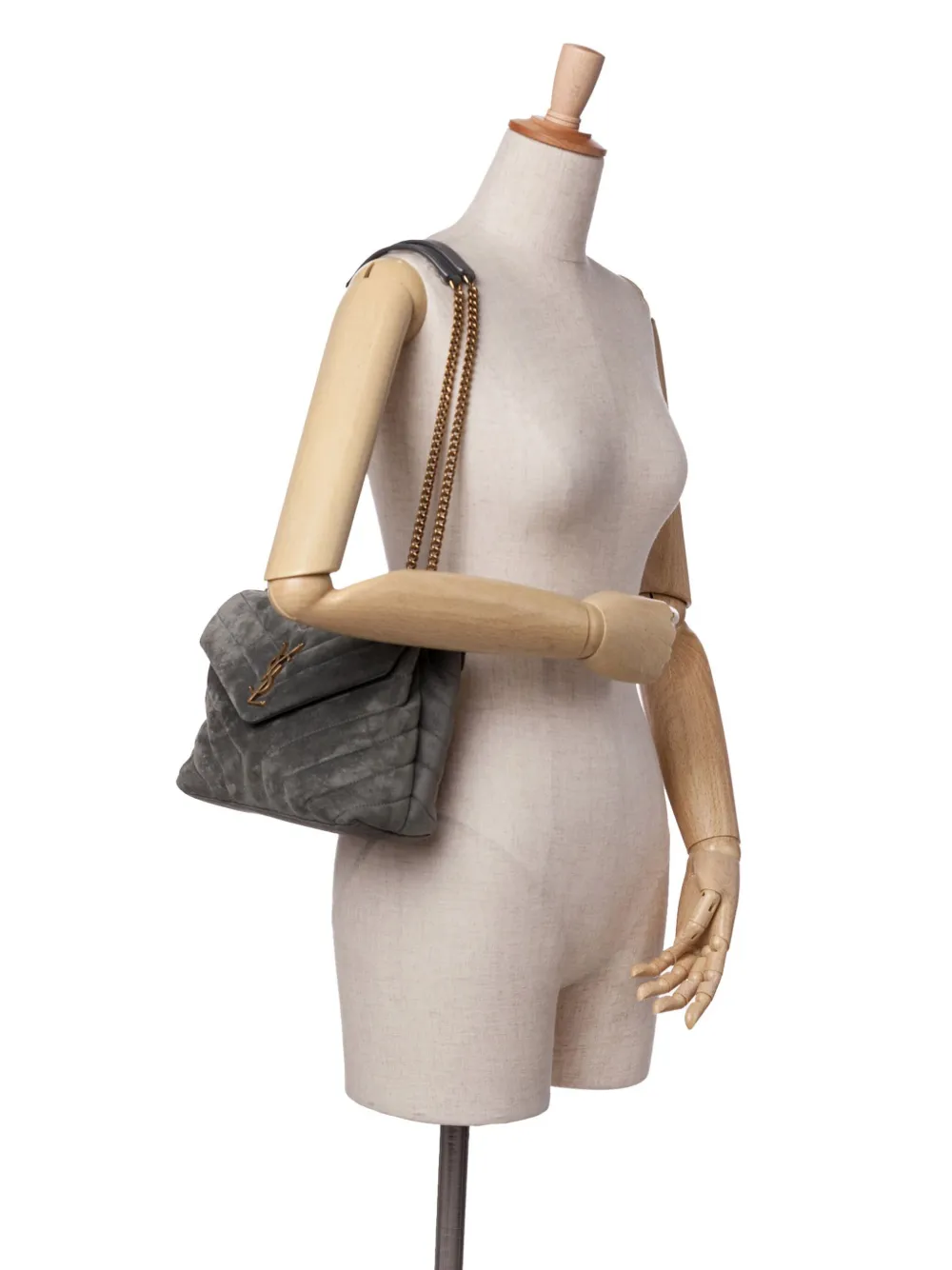 Saint Laurent Pre-Owned 2022 Small Suede Loulou shoulder bag | Pre-Owned | Image 2