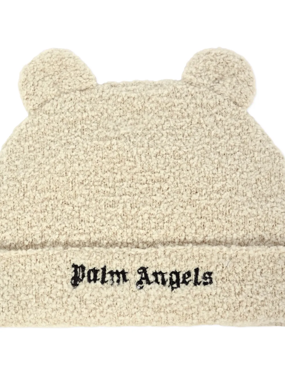Palm Angels Kids Muts met beerprint Beige