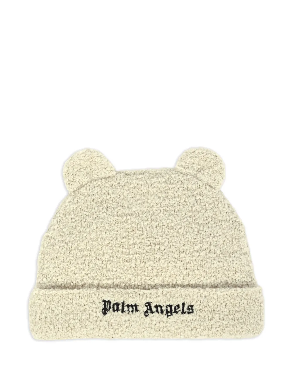 Palm Angels Kids bear-ear beanie | Neutrals | Image 1