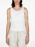 rusfrcade Ean layered tank top - White
