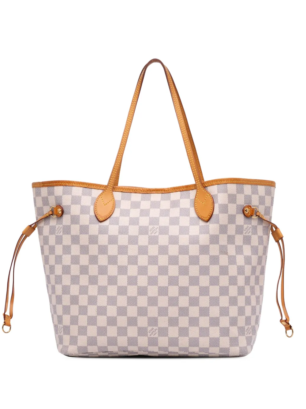 Louis Vuitton Pre-Owned 2014 Damier Azur Neverfull MM tote bag | White | Image 1