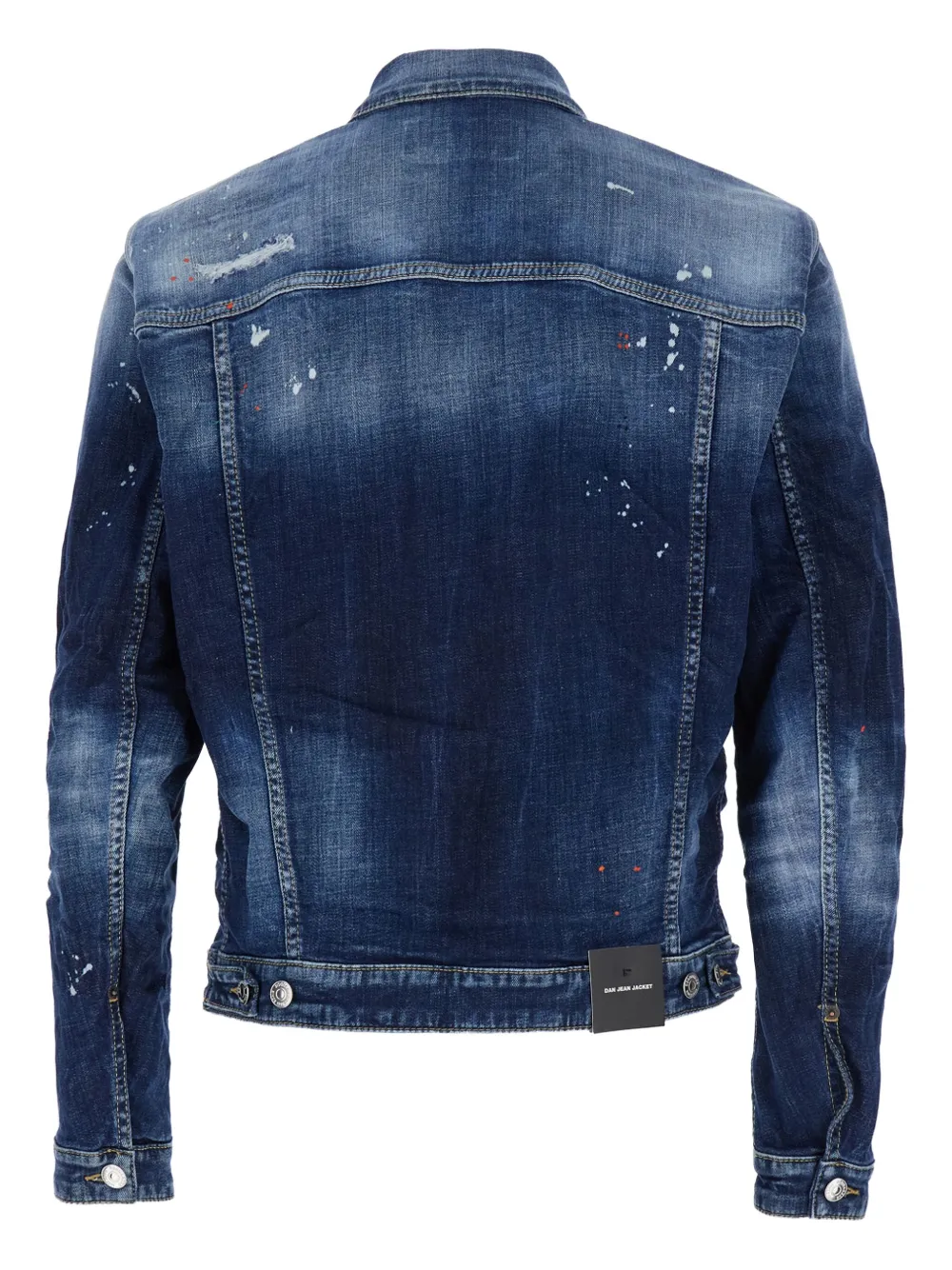 DSQUARED2 Dan painted classic-collar denim jacket | Denim Jackets | Image 2