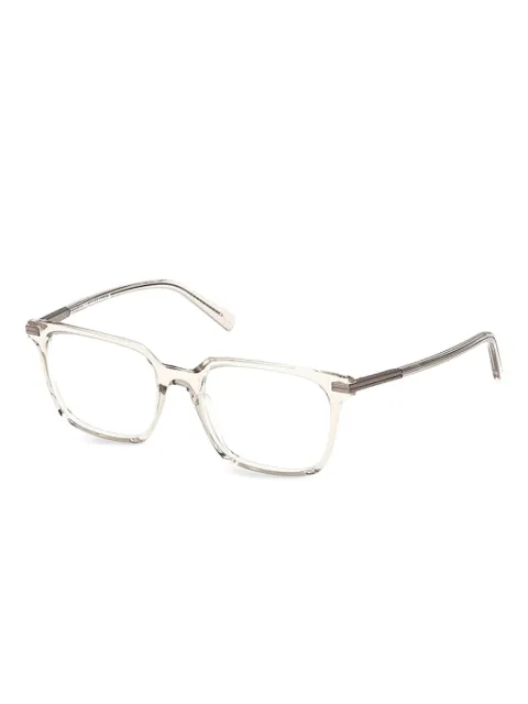 Zegna lentes con armazón cuadrada