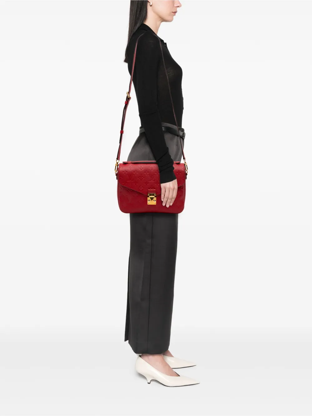 Louis Vuitton Pre-Owned 2017 Monogram Empreinte Pochette Metis satchel | Pre-Owned | Image 2