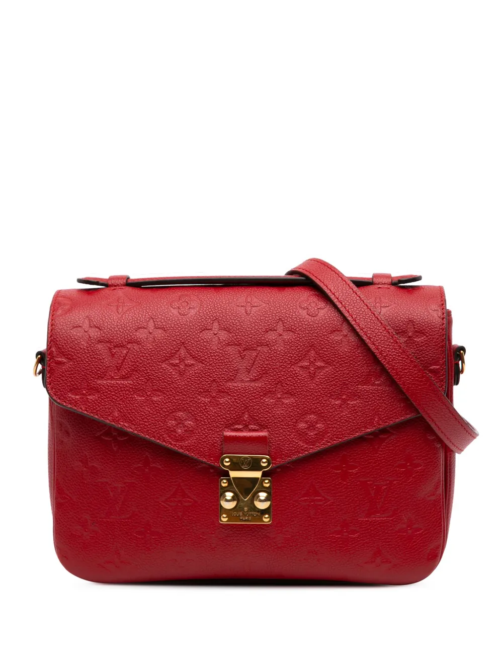 Louis Vuitton Pre-Owned 2017 モノグラム アンプラント ポシェット メティス サッチェルバッグ - レッド Louis Vuitton Pre-Owned 2017 モノグラム アンプラント ポシェット メティス サッチェルバッグ - レッド