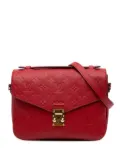 Louis Vuitton Pre-Owned 2017 Monogram Empreinte Pochette Metis satchel - Red