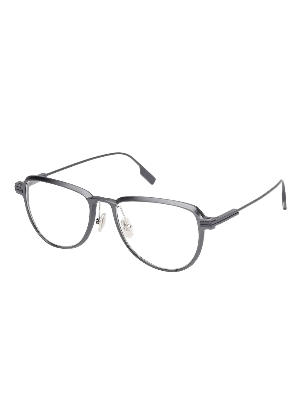 Zegna lunettes de vue à monture ronde | bleu | Image 1