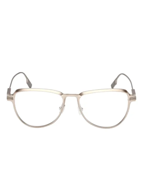 Zegna round-frame glasses